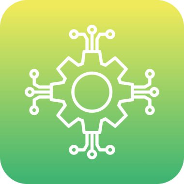 vektör ayarı simgesi, illüstrasyon