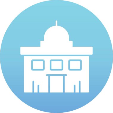 Modern yapı simgesinin vektör illüstrasyonu