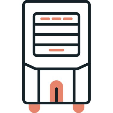 Modern b 'nin vektör illüstrasyonu eksik simgesi