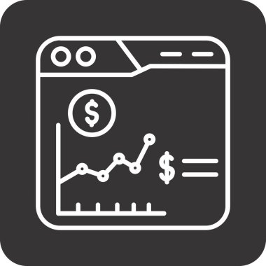 İş simgesinin vektör illüstrasyonu