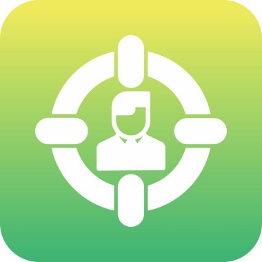 Modern oto tamir simgesinin vektör illüstrasyonu