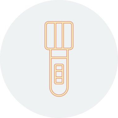 Mutfak ve ikon sembolünün vektör çizimi. Mutfak elementi ve ağ için Sil borsa işareti.