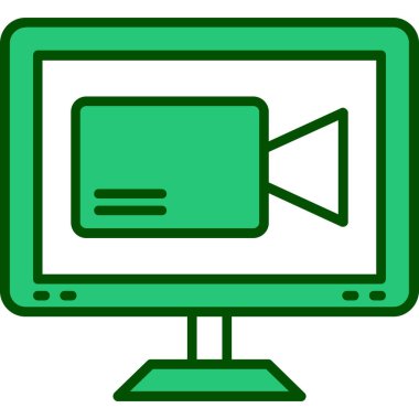 bilgisayar ekranı simgesi, özet çizimi