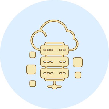 Bulut hesaplama. Web simgesi