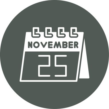 Takvim simgesinin vektör illüstrasyonu