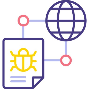 ağ web simgesi, tasarım vektörü illüstrasyonu