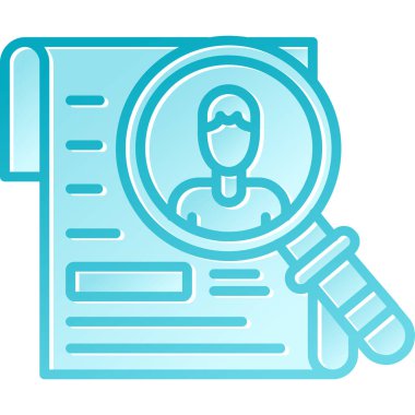 Yapılacaklar listesi simgesi olan büyüteç