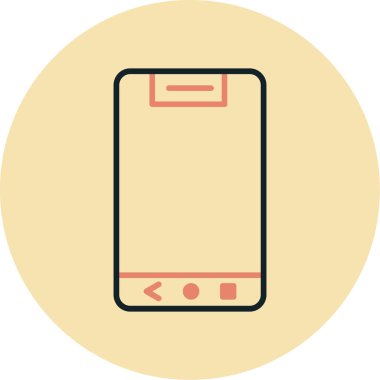 Pil. Web simgesi basit illüstrasyon