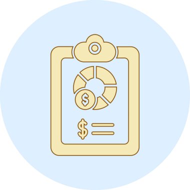 Para için. Web simgesi basit illüstrasyon