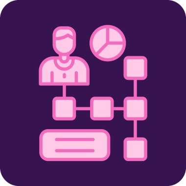 seo modern simgesinin vektör illüstrasyonu