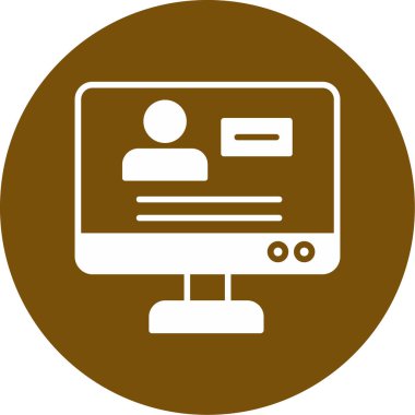 seo modern simgesinin vektör illüstrasyonu