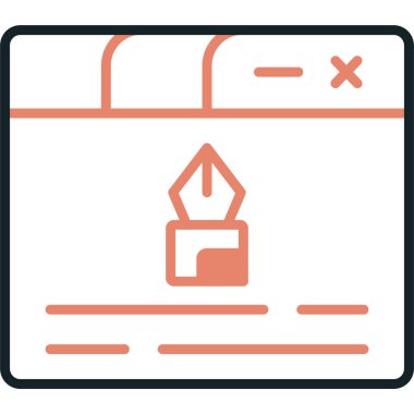 Web Tarayıcı. Basit illüstrasyon