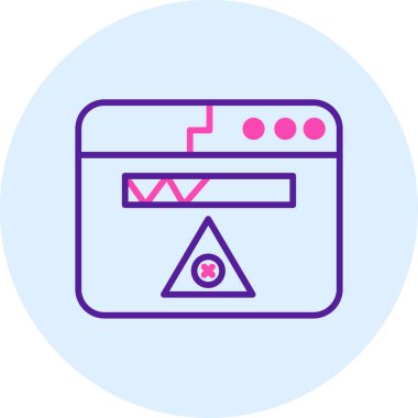 Web simgesi vektör illüstrasyonu