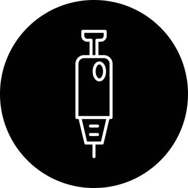 Kan simgesinin vektör illüstrasyonu