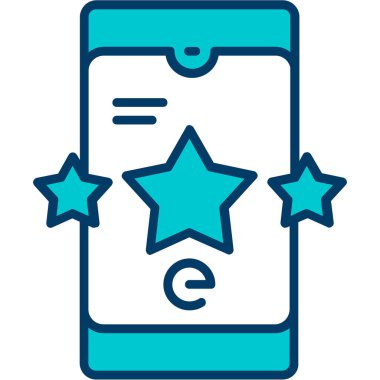 Smartphone Simgesi, vektör illüstrasyonu