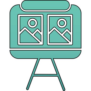 Modern b 'nin vektör illüstrasyonu eksik simgesi