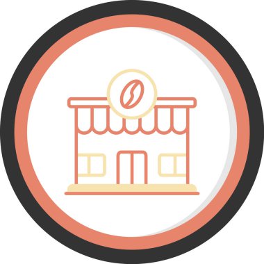 Bina. Web simgesi basit tasarım