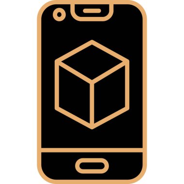 cep telefonu ikonu vektör illüstrasyonu