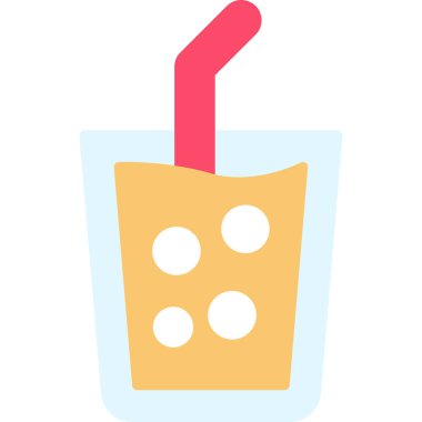 dondurma düz simgesi, vektör, illüstrasyon