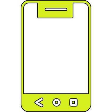 vektör telefon simgesi çizimi