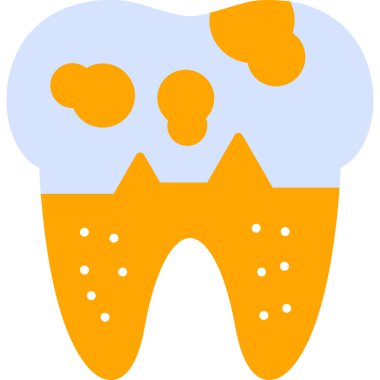 diş simgesi vektör illüstrasyonu