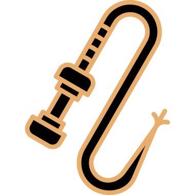 Bir saksafonun vektör çizimi