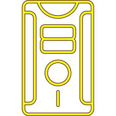 Yol işareti simgesinin vektör illüstrasyonu