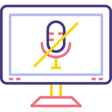 Bilgisayar. Web simgesi basit illüstrasyon