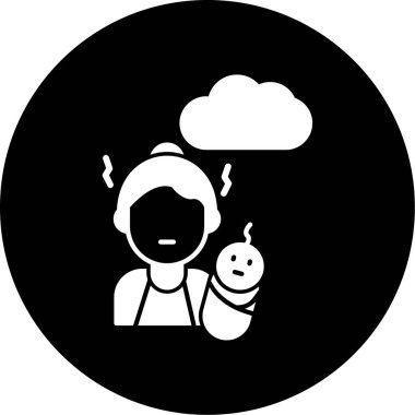 İnsan simgesinin vektör illüstrasyonu