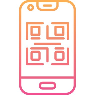 Mobil simge. Basit resimleme