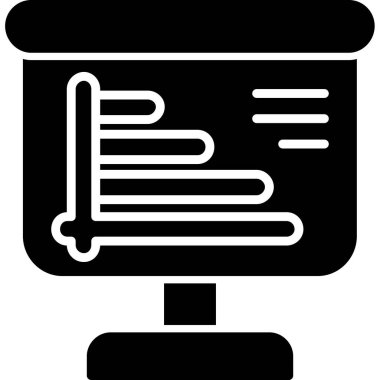 Bilgisayar fare izleyici simgesi ana hat biçiminde