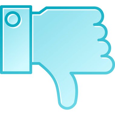 Doldurulmuş simge gibi parmakla - taslak biçimi