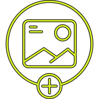 Çizgi film simgesinin vektör çizimi