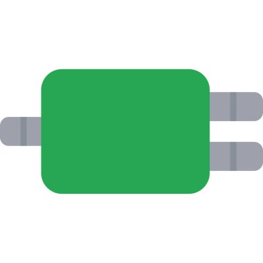 kuvvet düz vektör simgesi