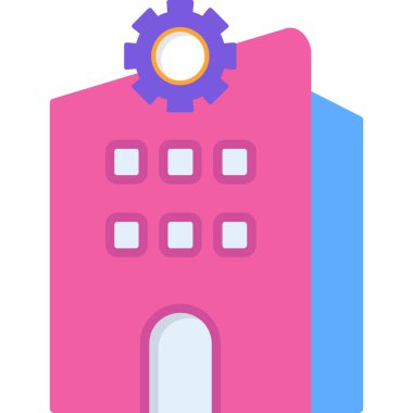 düz biçimli şehir simgesi oluşturma