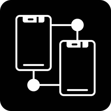 - Telefon. Web simgesi basit tasarım