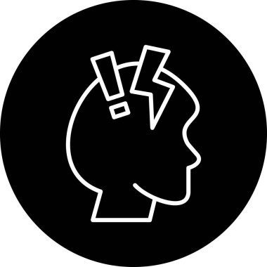 Modern bir simgenin vektör illüstrasyonu