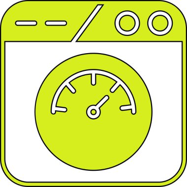 araba gösterge paneli simgesi