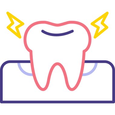 Diş bakımı. Web simgesi