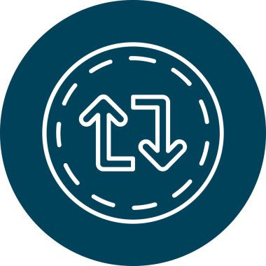 ok simgesi vektör illüstrasyonu