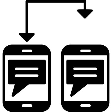 Mobil sohbet. Basit tasarım