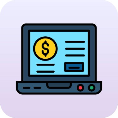 para ve tablet ikon vektör illüstrasyonu