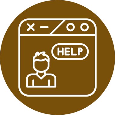 yardım simgesi çizimi