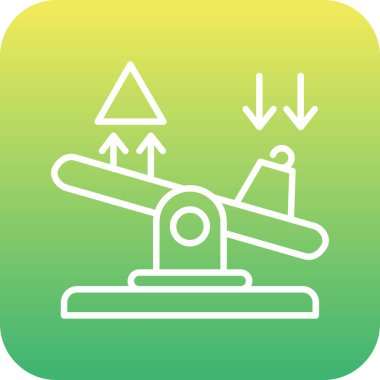 Uçak. Web simgesi vektör illüstrasyonu