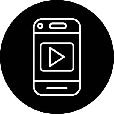 Vektör akıllı telefon simgesi illüstrasyonu