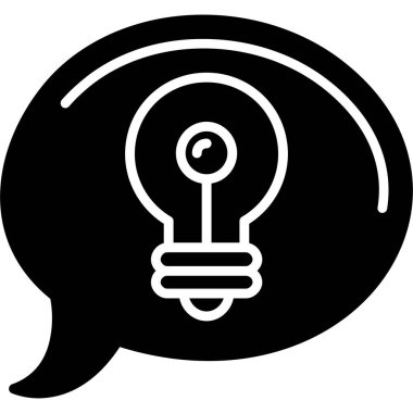 ampul simgesi, vektör illüstrasyonu