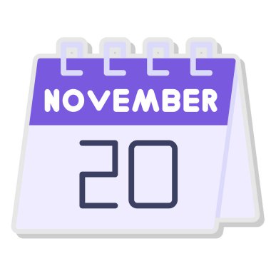 10 Kasım takvim simgesi tasarımı