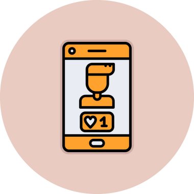 cep telefonu ikonu vektör illüstrasyonu