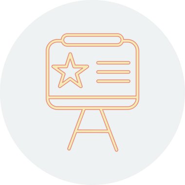 yıldızın vektör simgesi