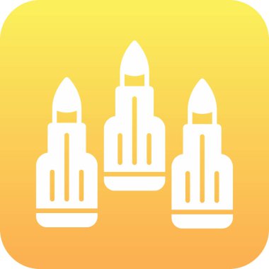 Beyaz arkaplanda beyaz dolmakalem ucu simgesi izole edildi. Kalem aleti işareti. Sarı kare düğme. vektör illüstrasyonu